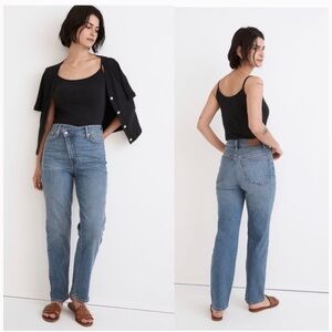 Madewell New Perfect Vintage Straight Jean: Crossover Edition
